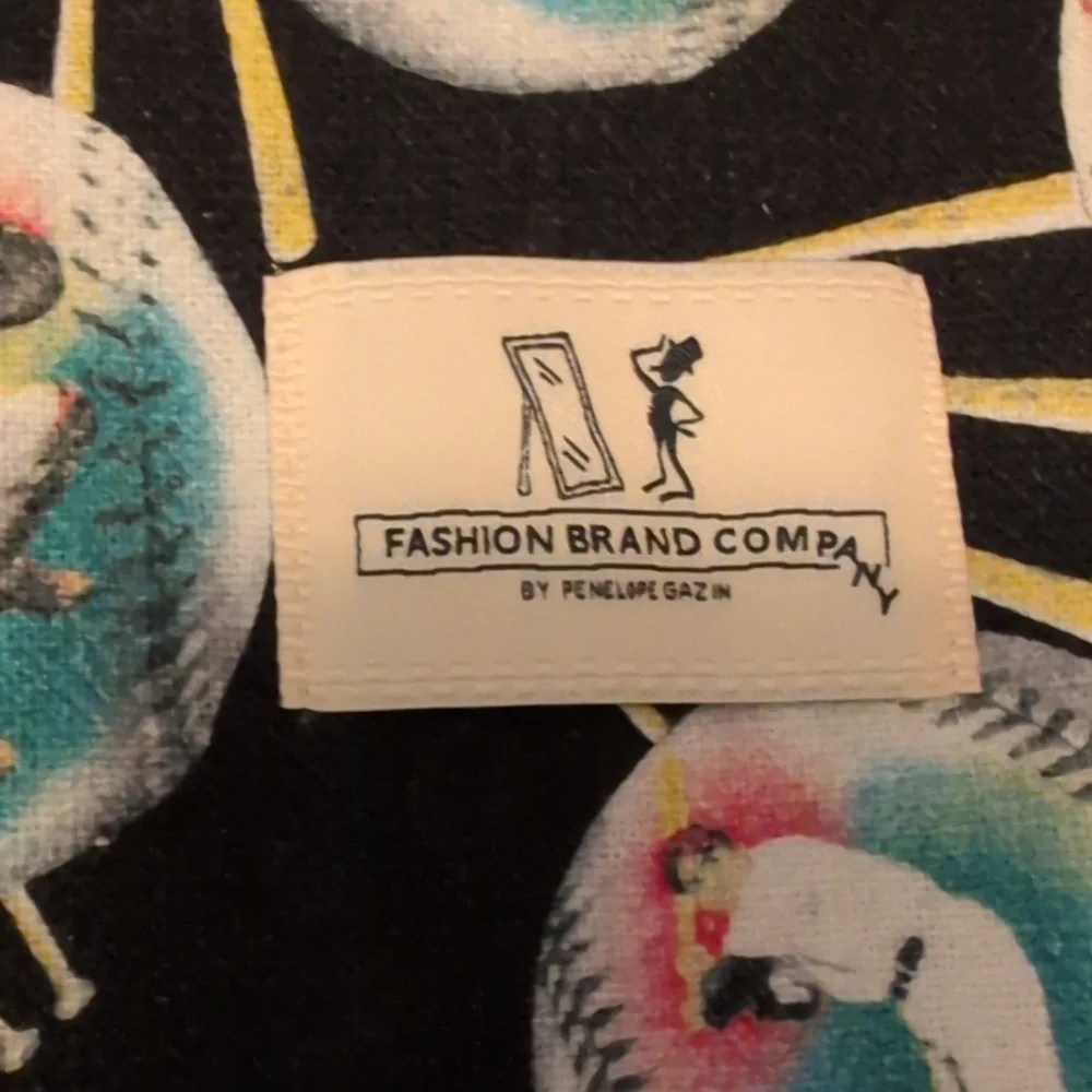 Fashion Brand Company Baseball Linen Tote - Picture 2 of 3